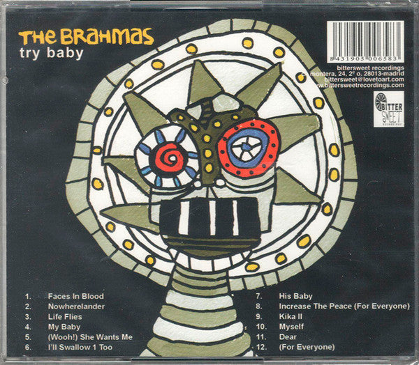 The Brahmas – Try Baby - CD - 2004 - Bittersweet Recordings – BS-025-CD