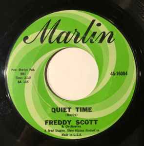 Freddy Scott & Orchestra – Pow City / Quiet Time - 7" - Marlin – 45-16004 - En Estado Aceptable (VG)