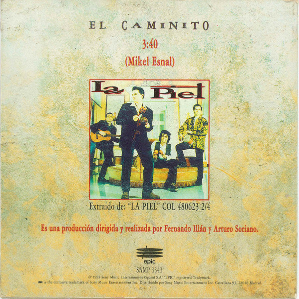 La Piel – El Caminito - CD, Single - Cardboard Sleeve - 1995 - Epic – SAMP 3343, CBS/Sony – SAMP 3343 - USED (VG+ / VG+)