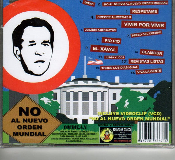 Sindrome De Abstinencia – No Al Nuevo Orden Mundial - CD - NUEVO / PRECINTADO - NEW / SEALED.