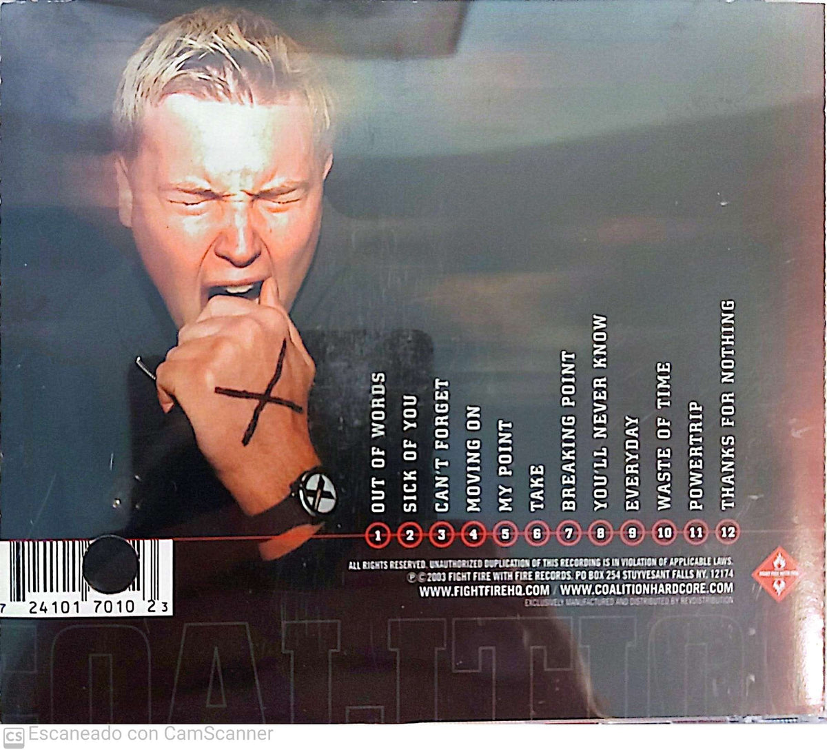 Coalition – Breaking Point - CD - Punch Hole at Barcode. Agujero en el Código de Barras - Muy Buen Estado / Very Good Condition (M- / VG+)