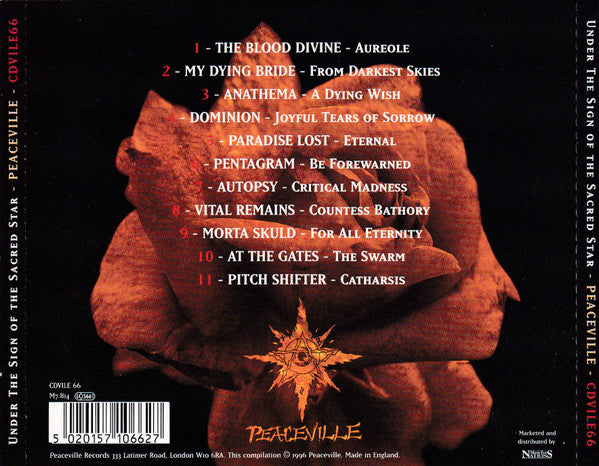 Peaceville - Under The Sign Of The Sacred Star - CD - Very Good Condition (VG+ / M-)