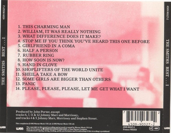 The Smiths – Best ...I - CD - Como Nuevo / Like New (M- / M-)