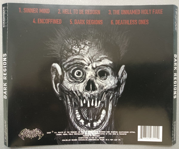 Darkcreed – Dark Regions - CD - 2008 - Soulseller Records – SSR009 - Nuevo sin usar pero no precintado / New and unplayed but not sealed.