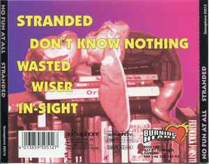 No Fun At All – Stranded - CD - CD Como Nuevo / Portada Como Nueva (M-/M-).