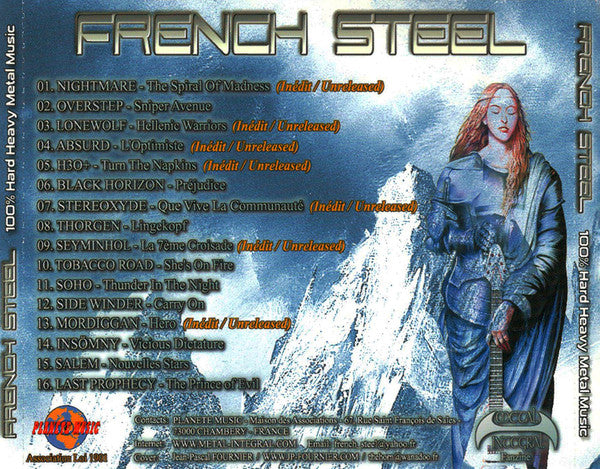 French Steel-100% Hard Heavy Metal Music - CD - 2004 - Planete Music - NUEVO / PRECINTADO - NEW / SEALED.