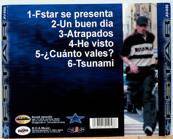Fstar – Fstress - CD - 2000 - Avoid Records – AV-058 - NUEVO / PRECINTADO - NEW / SEALED.