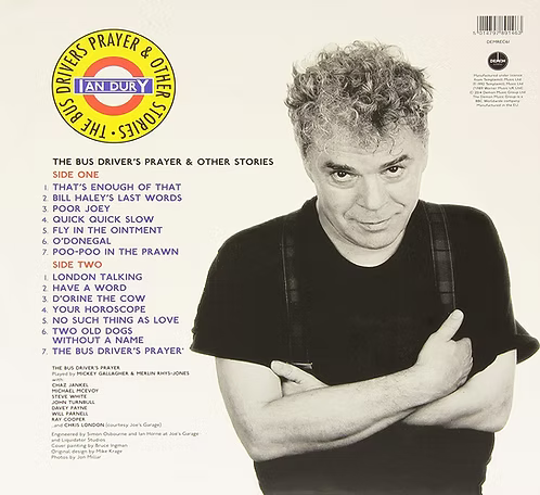 IAN DURY LP The Bus Driver's Prayer & Other Stories