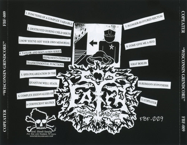 Copeater – Wisconsin Grindcore - CD - Como Nuevo / Like New (M- / M-)