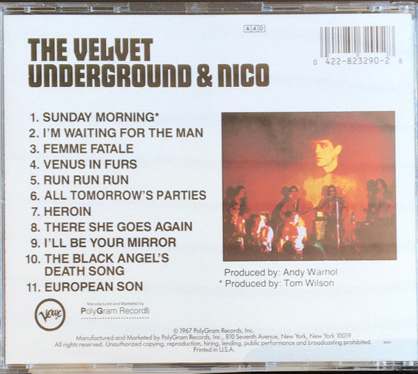 The Velvet Underground & Nico – The Velvet Underground & Nico - CD - CD Near Mint (M-) / Cover Near Mint (M-)