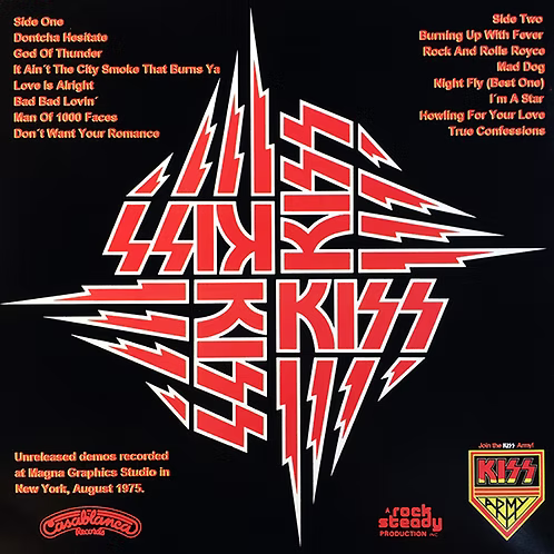 KISS LP First I Drink And Then I Smoke (Red Translucent Colored Vinyl)
