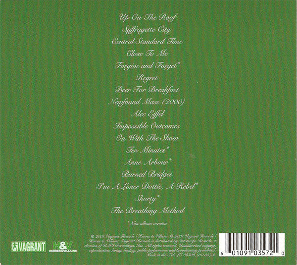 The Get Up Kids – Eudora - CD - Digipak - CD Como Nuevo / Portada Como Nueva (M-/M-)
