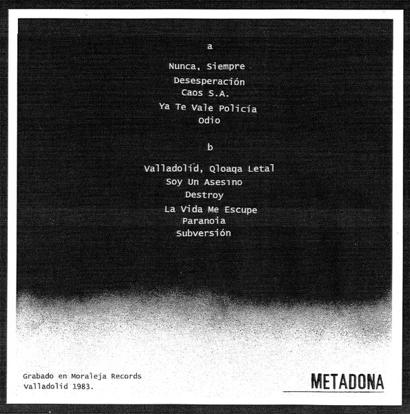 Qloaqa Letal - Nunca, Siempre (LP, Album, RE)