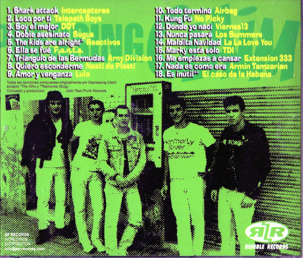 Radio Surf Resintonizado - A Tribute To Depressing Claim - CD - 2011 - Rumble Records – RR-66 - NEW – SEALED.