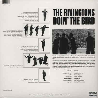The Rivingtons – Doin' The Bird - LP - 2013 - Rumble Records – RUM2011054