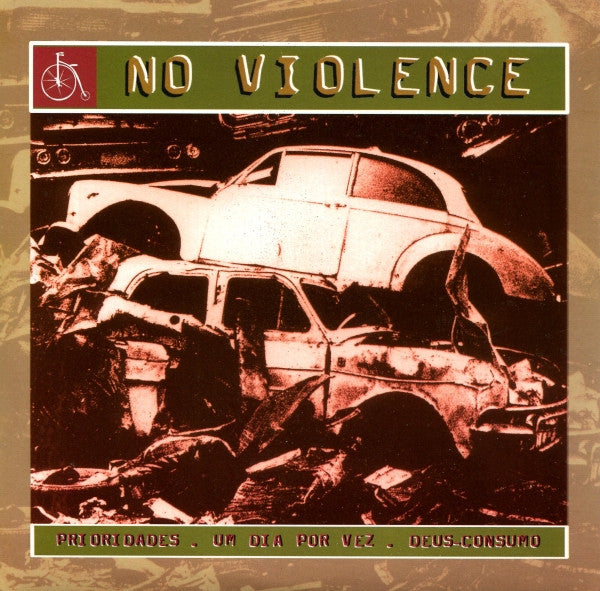 Abuso Sonoro / No Violence – Contraataque / Prioridades . Um Dia Por Vez . Deus-consumo - 7" - 2000 - 2+2=5 Records, Luna Records – Como Nuevo / Like New (M- / M-)