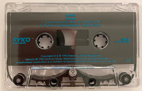 Sugar – Beaster - Cassette - 1993 - Rykodisc – RAC 50260 - Cassette Como Nueva (M-) / Portada Como Nueva (M-)