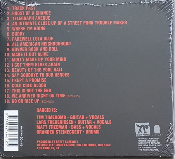 Rancid – Trouble Maker - CD - Digipak - NUEVO / PRECINTADO - NEW / SEALED.