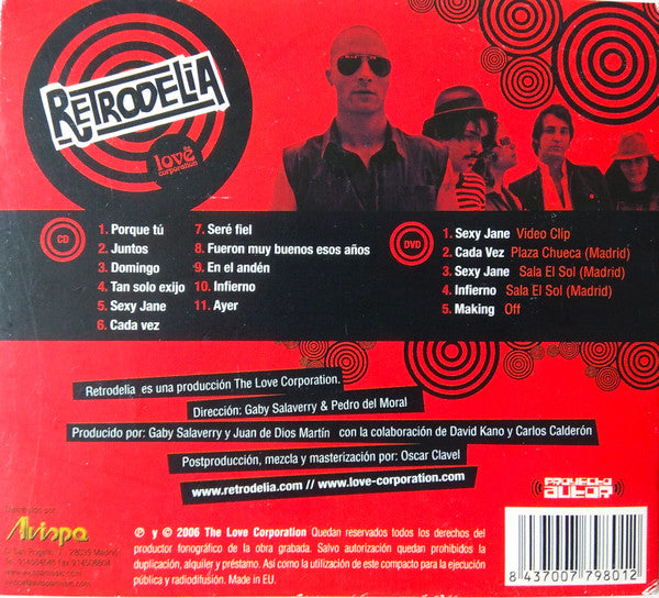 Retrodelia – Retrodelia - CD+DVD - Muy Buen Estado / Very Good Condition (VG+ / VG+)