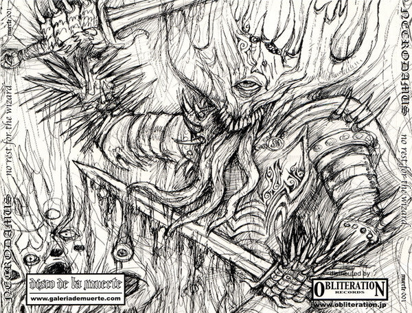 Necrodamus – No Rest For The Wizard - CD - CD Como Nuevo / Portada Como Nueva (M-/M-)