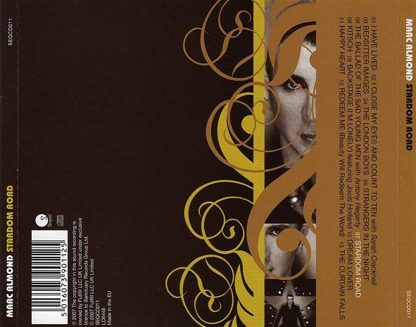 Marc Almond – Stardom Road - CD - 2007 - Sequel Records – SEQCD011 - NUEVO / PRECINTADO - NEW / SEALED.