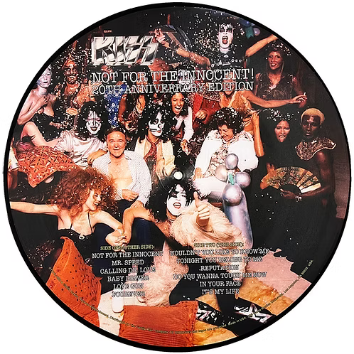 KISS LP Not For The Innocent! MISPRINT (Picture Disc 200 Copies)