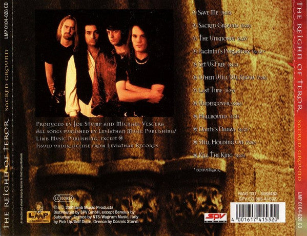 The Reign Of Terror – Sacred Ground - CD - CD Como Nuevo / Portada Como Nueva (M-/M-)
