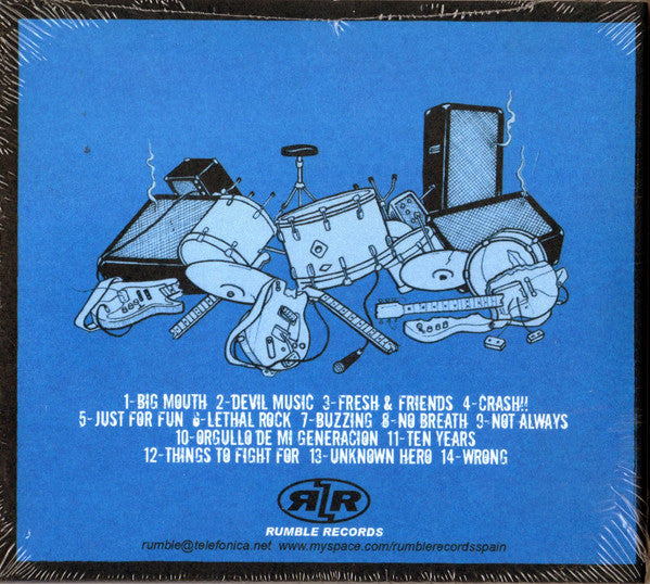 Wallride – Just 4 Fun - CD - Digipak - 2008 - Rumble Records – RR-32 - NEW / SEALED.