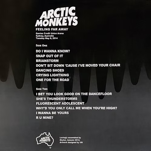 ARCTIC MONKEYS LP Feeling Far Away (Brown Marbled Coloured Vinyl)