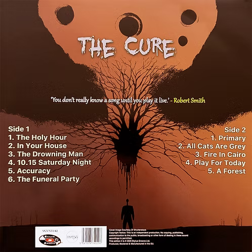 THE CURE LP Drowning (Orange Splatter Coloured Vinyl) 500 Copies