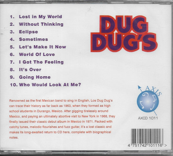 Dug Dug's – Los Dug Dug's - CD - 2010 - Axis – AXCD 1011 - Nuevo sin usar pero no precintado / New and unplayed but not sealed.