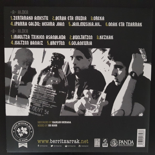 Berri Txarrak – Jaio.Musika.Hil - LP