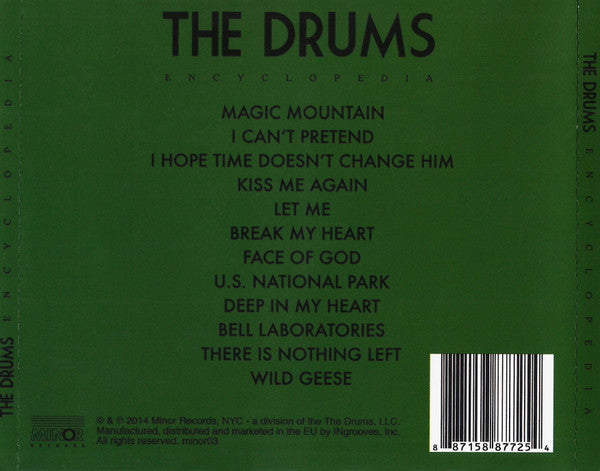 The Drums – Encyclopedia - CD - NUEVO - PRECINTADO / NEW – SEALED.