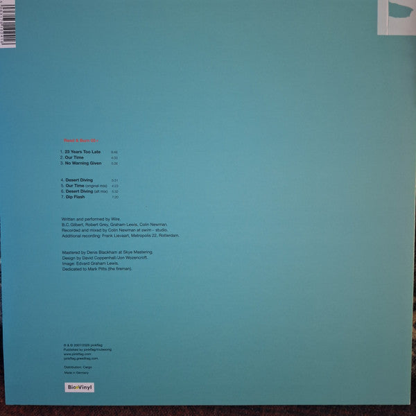 Wire - Read & Burn 03+ (LP, RSD, Ltd, RE, Bio)