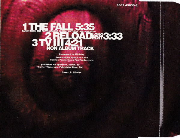 Ministry – The Fall - CD Single - 3 Tracks - Como Nuevo / Like New (M- / M-)