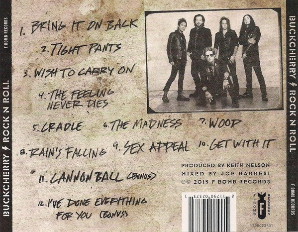 Buckcherry – Rock N Roll - CD - NUEVO / PRECINTADO - NEW / SEALED.