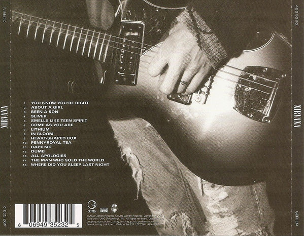 Nirvana – Nirvana - CD - CD Like New / Cover Like New (M-/M-).