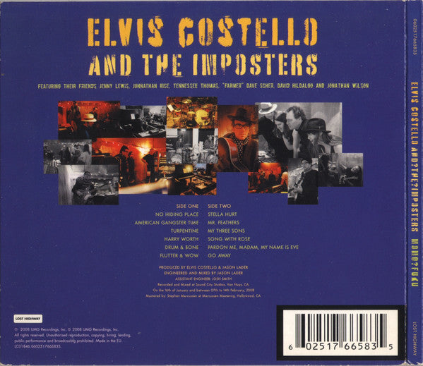 Elvis Costello And The Imposters – Momofuku - CD - Digipak - NUEVO - PRECINTADO / NEW – SEALED.