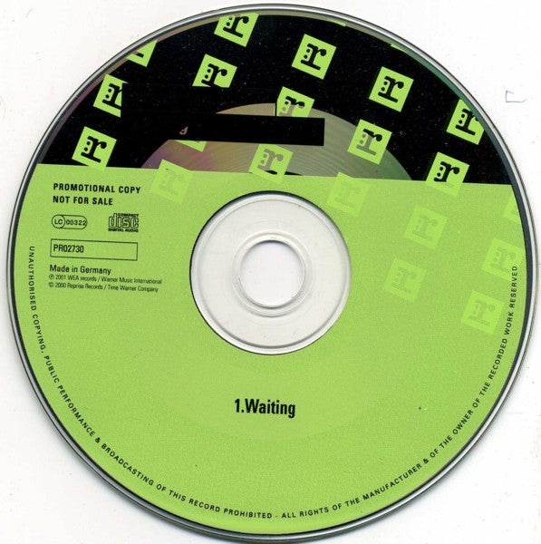 Green Day – Waiting - CD, Single, Promo - 2001 - Reprise Records – PR02730 - Nuevo sin usar pero no precintado / New unplayed but not sealed.