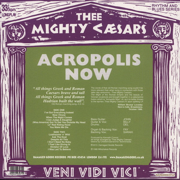 Thee Mighty Caesars - Acropolis Now (LP, Album, RE)