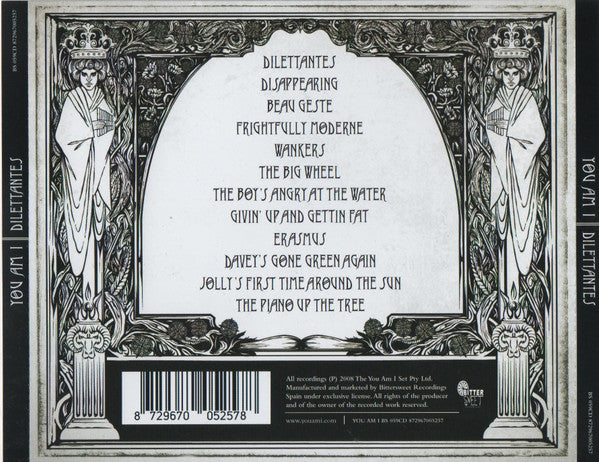 You Am I – Dilettantes - CD - 2008 - Bittersweet Recordings – BS 059CD