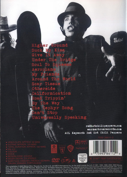 Red Hot Chili Peppers – Greatest Videos - DVD - Muy Buen Estado / Very Good Condition (VG+ / M-)