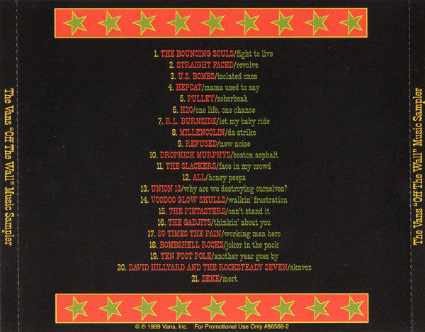 Vans Off The Wall Sampler 1999 - CD - CD Like New / Cover Like New (M-/M-)