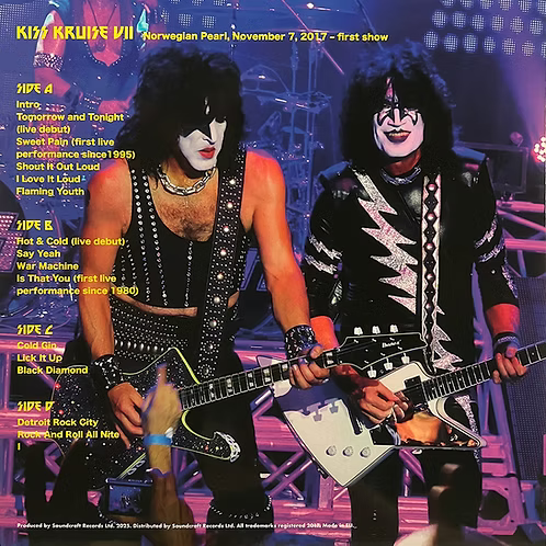 KISS 2xLP Kruise VII Kissworld at Sea (Red Coloured Vinyl) 100 Numbered Copies