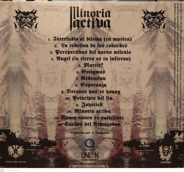 Minoria Activa – Principio Del Fin (Final Version) - CD - Digipak - 2003 - NEW / SEALED.