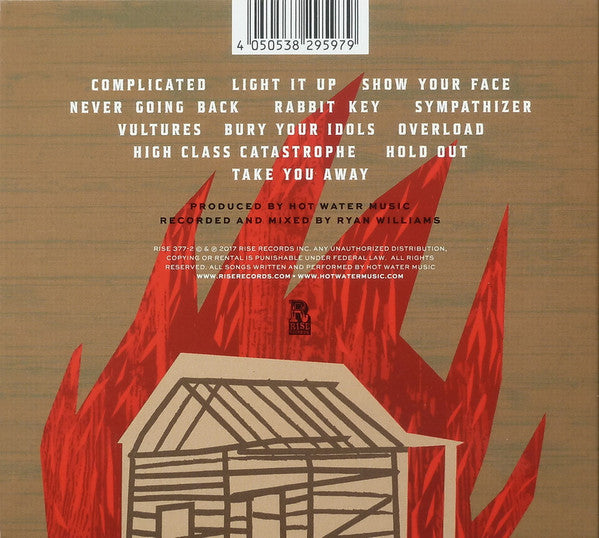 Hot Water Music – Light It Up - CD - Digipak - 2017 - Rise Records – RISE 377-2 - NUEVO / PRECINTADO - NEW / SEALED.