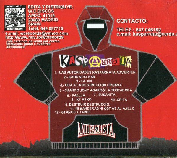 Kasparrata – Kasparrata - CD - NUEVO - PRECINTADO / NEW – SEALED.