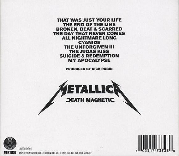 Metallica – Death Magnetic - CD - Digipak - CD Como Nuevo / Portada Como Nueva (M-/M-)