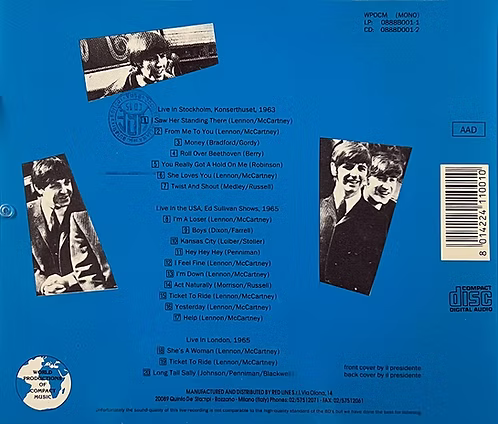 BEATLES CD Crazy Shows