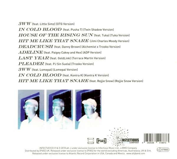 Alt-J – Reduxer - CD - Digipak - Very Good Condition (VG+ / M-)